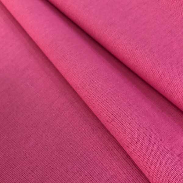 Linho Misto Sem Elastano Rosa Barbie